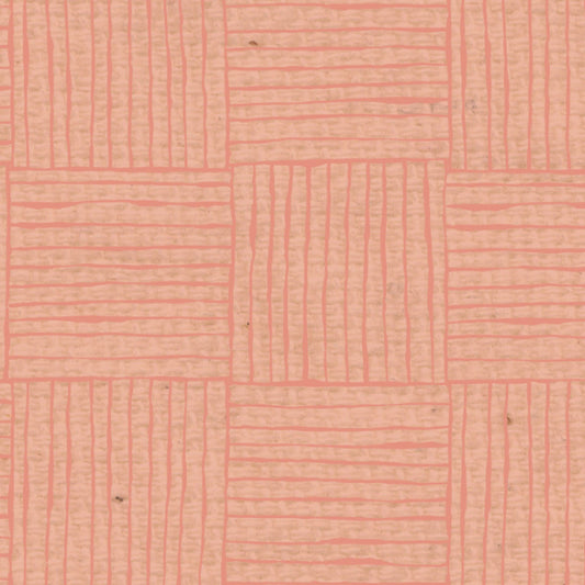 Peaches n Cream Basket Weave