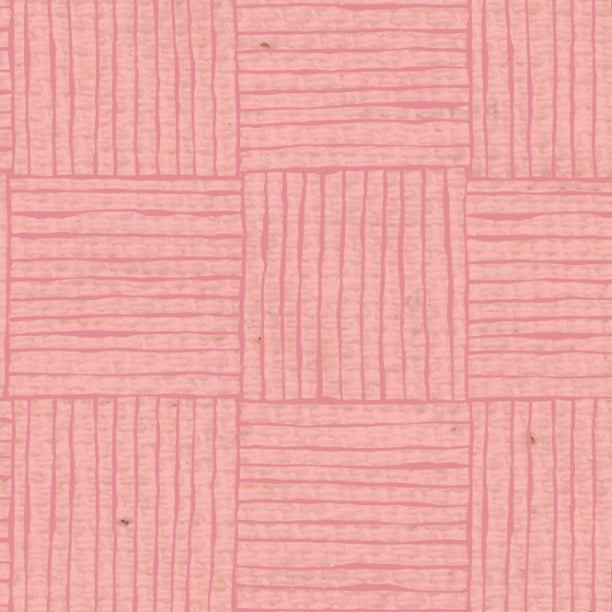 ******* Pink Geranium Basket Weave