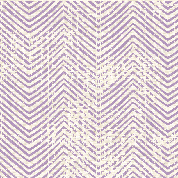 Vintage Lilac Distressed Chevron