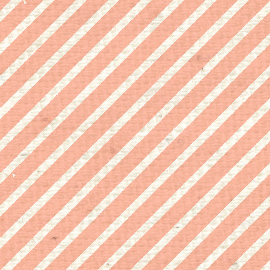 Peaches n Cream Diagonal Stripes