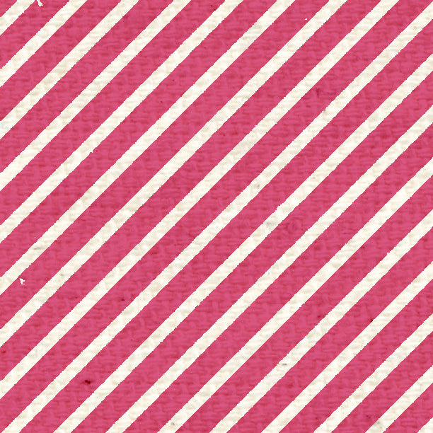 Pink Cosmos Diagonal Stripes