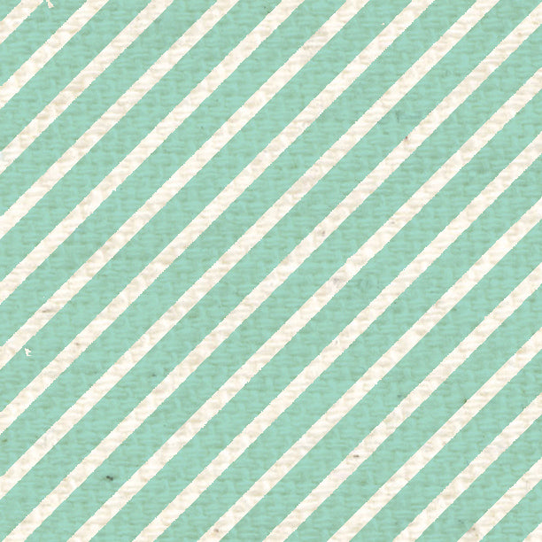 Sea Foam Diagonal Stripes
