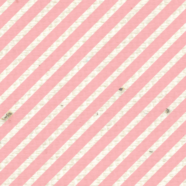Pink Geranium Diagonal Stripes