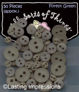 Buttons - Forest Green