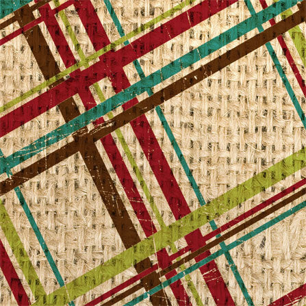 BUR - Burlap Christmas Plaid 8 1/2 x 11 - One Sheet