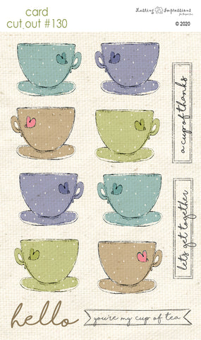 ********CCO130 - Card Cut Out #130 - Small Cup