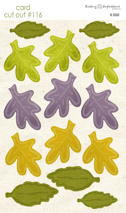 CCO116- Card Cut Out #116 - Autumn Leaves