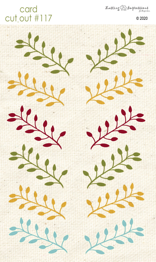 CCO117- Card Cut Out #117 - Autumn Sprig