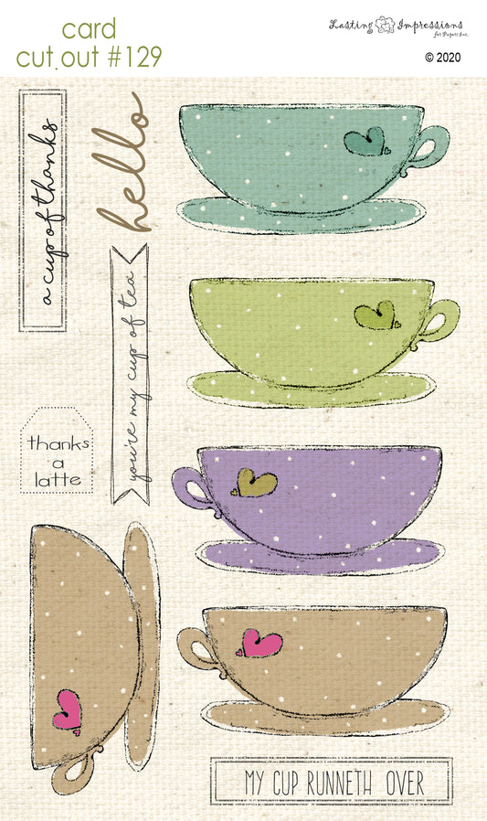 CCO129 - Card Cut Out #129 - Large Cup