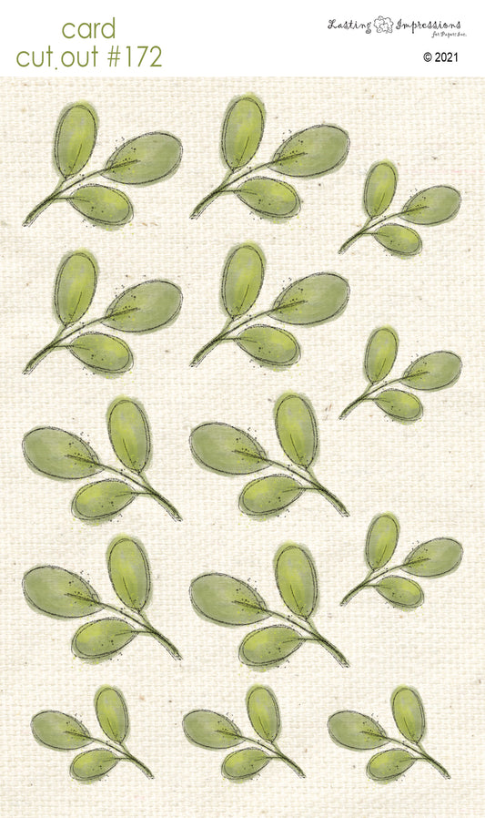 CCO172- Card Cut Out #172 Leaves