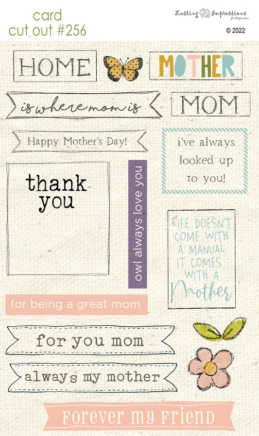 CCO 256 Card Cut Out #256 - Mother Sentiments