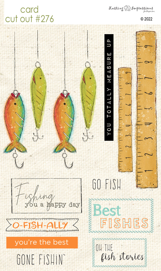 CCO 276 Card Cut Out #276 - Fish Stories