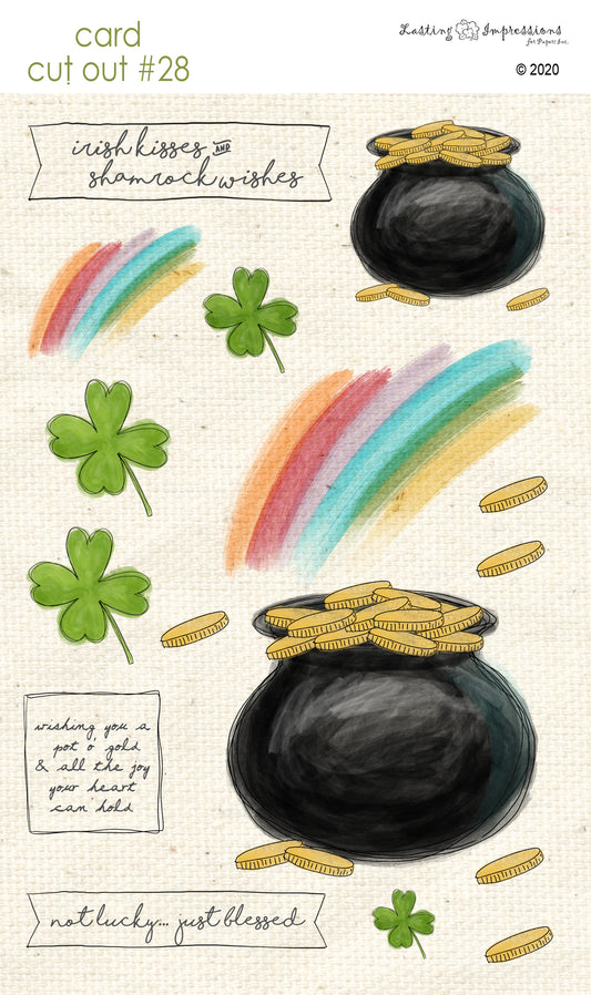 CCO28 - Card Cut Out #28 - Pot O' Gold