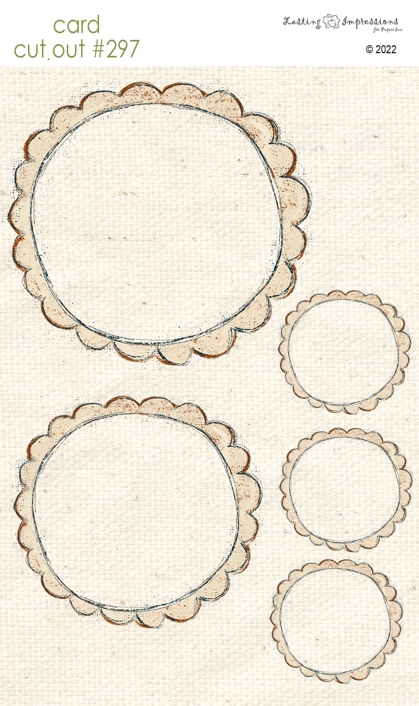 CCO 297 Card Cut Out #297 - Baby's Breath Frames