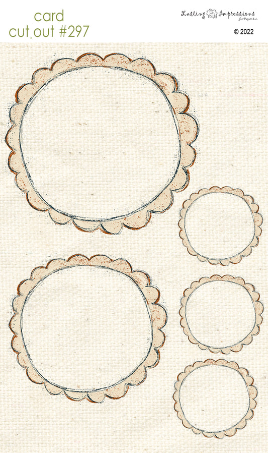 CCO 297 Card Cut Out #297 - Baby's Breath Frames