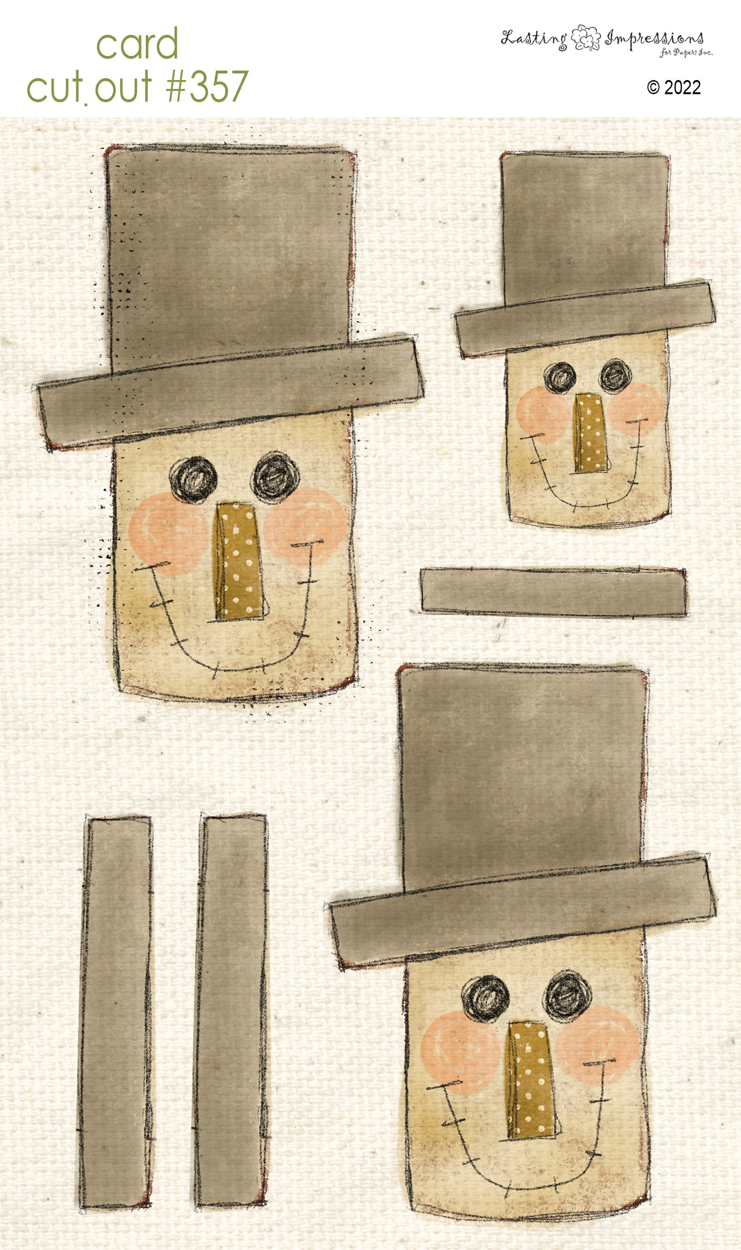 CCO 357 Card Cut Out #357 - Scarecrow