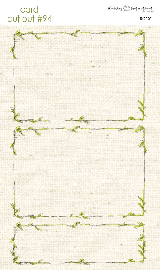 CCO94 - Card Cut Out #94 - Vine Frames