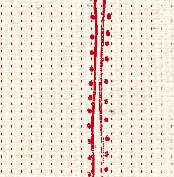 Doodled Stripes Red Wagon