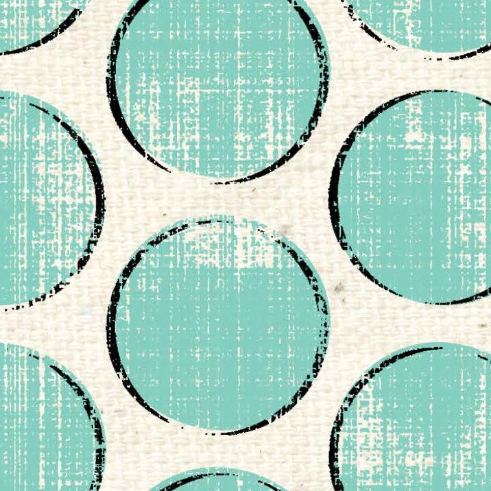 Cookie Wrapper - Reversible Barn Wood & Seafoam Jumbo Dots