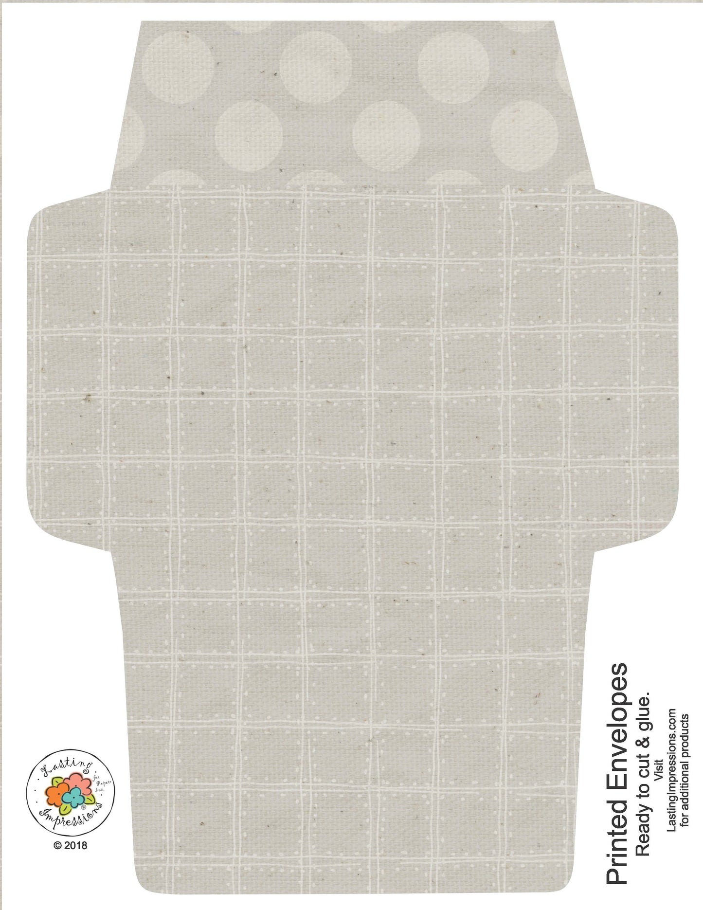 A2 Envelopes DIY Cobblestone Reversible