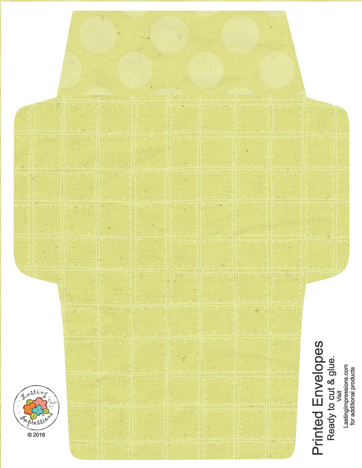 A2 Envelopes DIY Sweet Pea Reversible