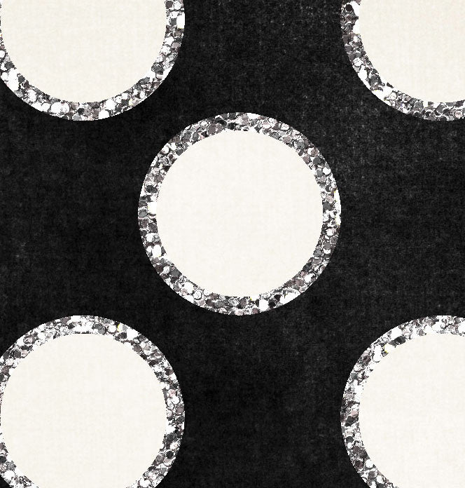 SH - Black w/Natural Sparkle Dots 8 1/2 x 11