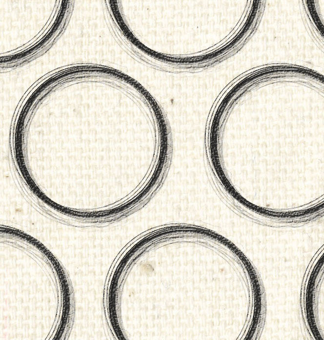 SH - Natural Canvas w/Lg Black Circles 8 1/2 x 11