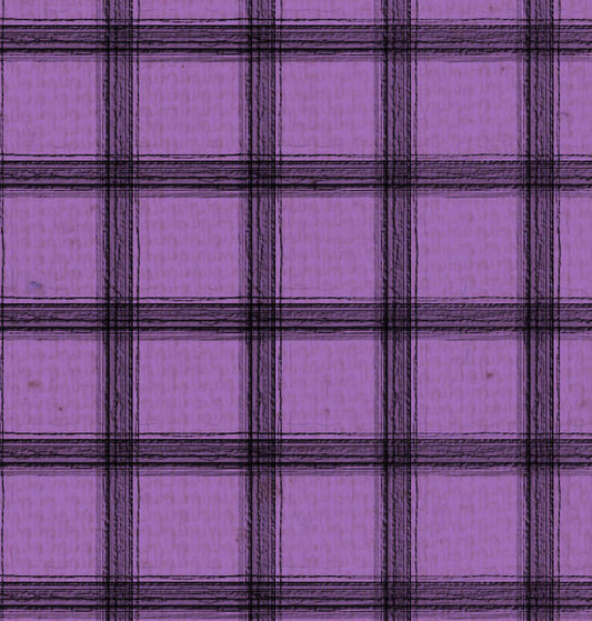 SH - Purple Canvas w/Black Plaid 8 1/2 x 11