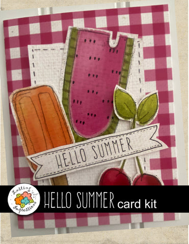 ********Hello Summer Card Kit, makes 2 each of 6 Cards & 2 Tags