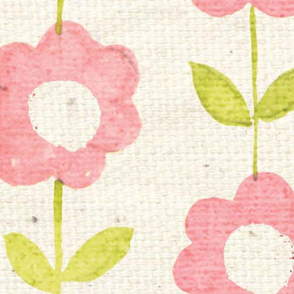 HSPGWCB - Pink Geranium Watercolor Blooms Paper 8 1/2 x 11