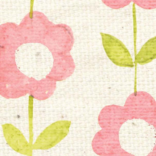 HSPGWCB - Pink Geranium Watercolor Blooms Paper  8 1/2 x 11