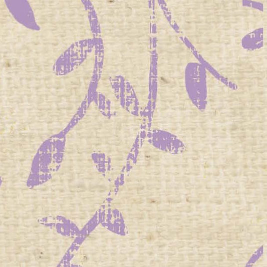 HSVLSV - Vintage Lilac Stenciled Vines Paper  8 1/2 x 11