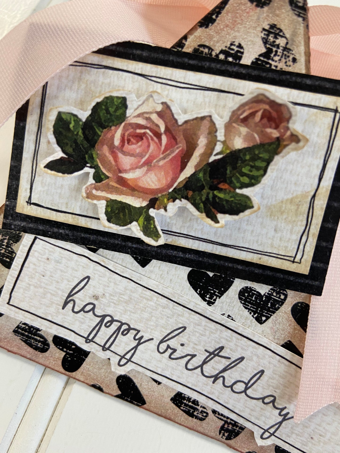 CCO20 - Card Cut Out #20 - Antique Rose