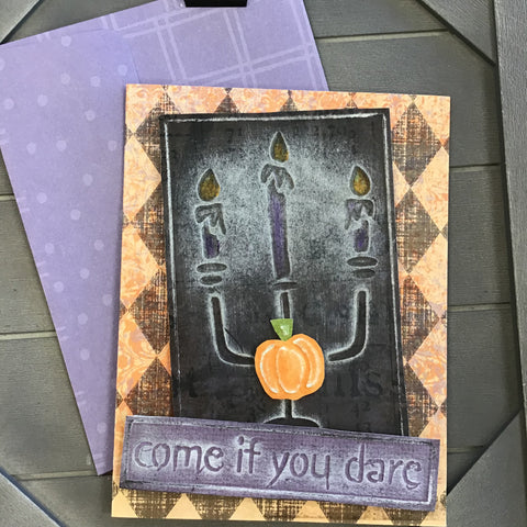 BOOtiful Card Camp - Come if You Dare Mini Card Kit - Makes 4 Cards