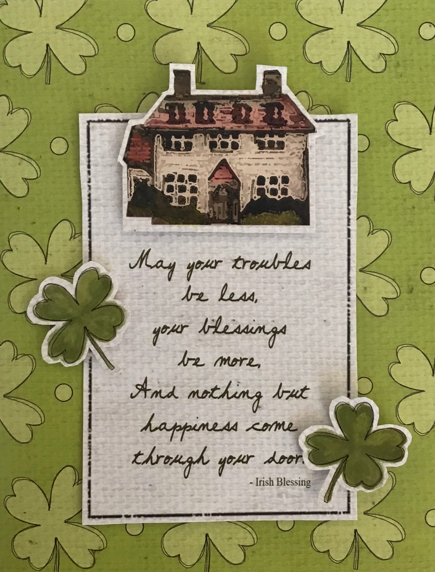 CCO139 - Card Cut Out #139 - Irish Cottage