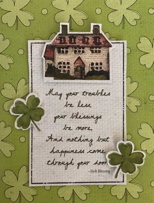 CCO139 - Card Cut Out #139 - Irish Cottage