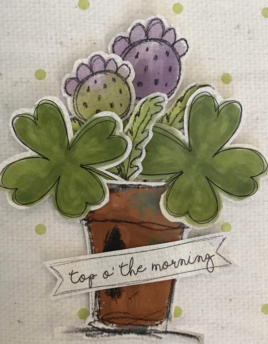CCO138 - Card Cut Out #138 - Top O' the Morning
