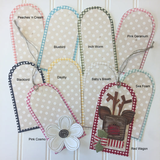 Rounded Tags - Available in 10 Colors