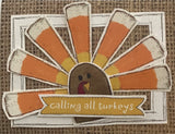 ********Gobble Gobble Card & Place Card/Tag Kit  - Create 2 of each