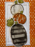 *********CCO 341 Card Cut Out #341 - Orange Pumpkins