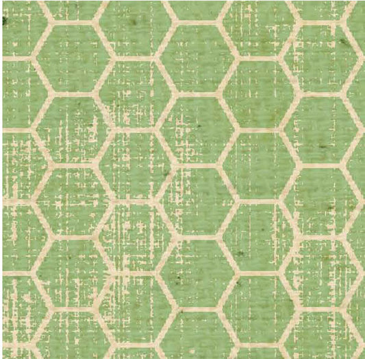 BABHCLGL - Honeycomb Leafy Green Light Paper  8 1/2 x 11