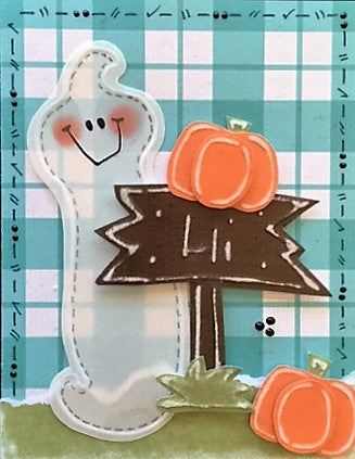 L9071 - Skinny Ghost Embossing Template