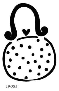 L9055 - Fancy Handled Purse