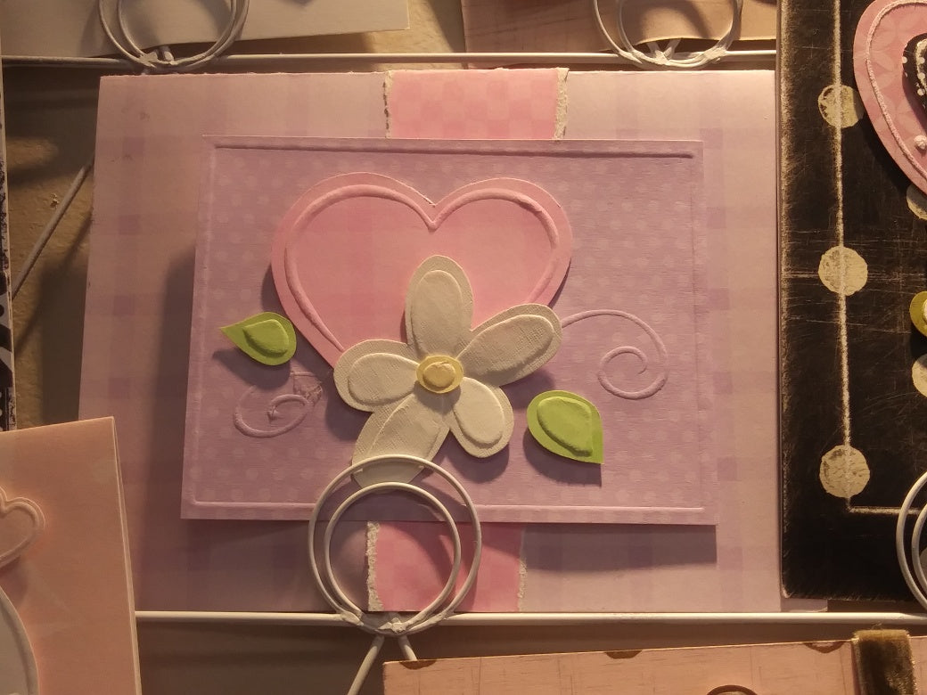 L9092 - Heart with flower