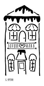 L9158 - Frosted Gingerbread House