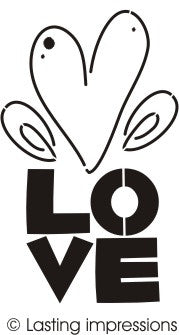 L9633 - LOVE W/ HEART
