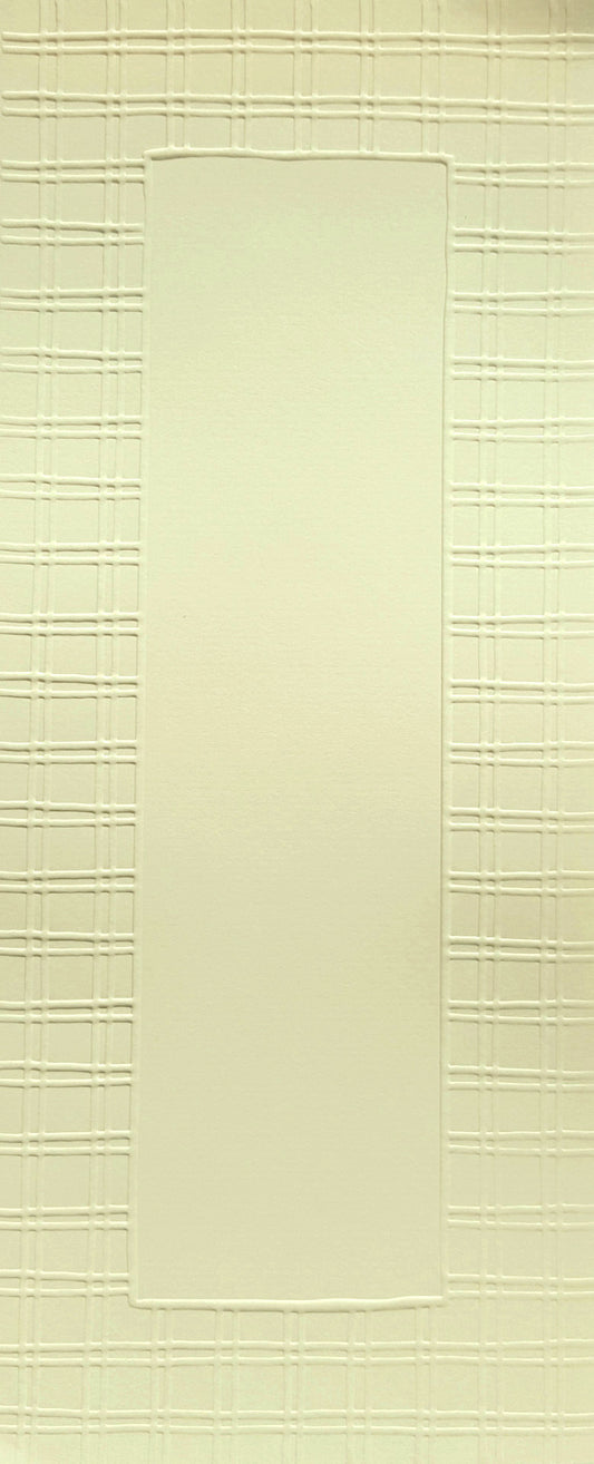 Lengthy Notes - Plaid Cream Notecards