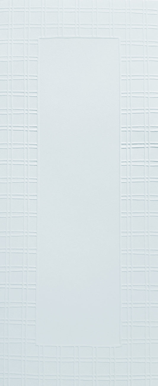 Lengthy Notes - Plaid White Notecards