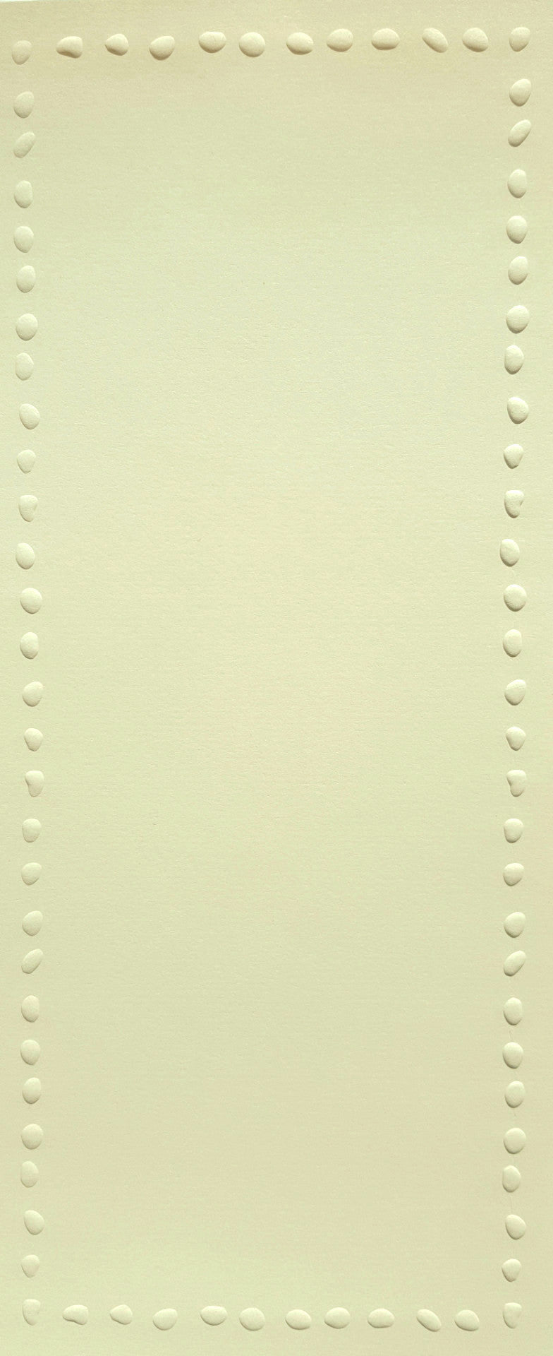 Lengthy Notes - Single Dots Cream Notecards
