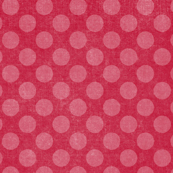 LBRCD8 - Ladybug Red Chalky Dots 8 1/2 x 11 - One Sheet